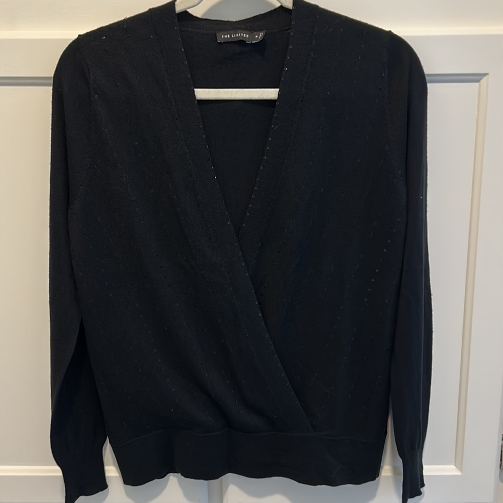 The Limited Black Cardigan with Sequence.